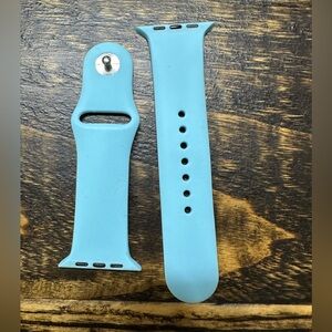 Blue Silicone Arm & Wristband with Adjustable Clips
